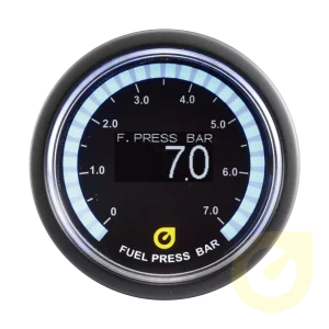 52mm clear lens digital OLED display 30 LED fuel pressure gauge for universal truck racing car automobile auto made in Taiwan