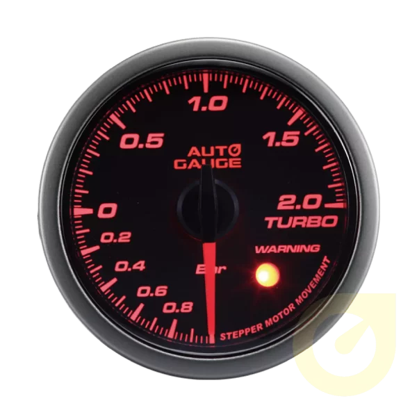 52mm or 60 mm Simple Function Smoke Lens White & Amber LED Boost Gauge