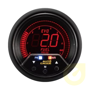 Taiwan Professional Digital Gauge Racing Car Hydraulic Manometer Fuel Press Meter