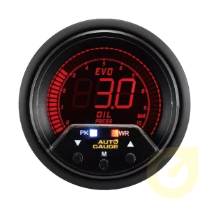 60mm 4 LCD Color Digital Gauge Racing Car Hydraulic digital oil pressure gauge