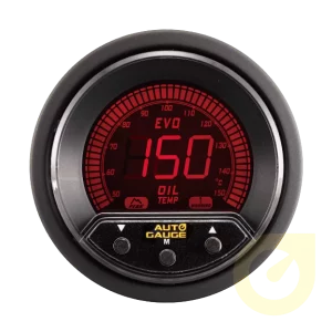 52mm Performance Car Auto LCD Vehicle Spare Parts Oil Temperature Gauge