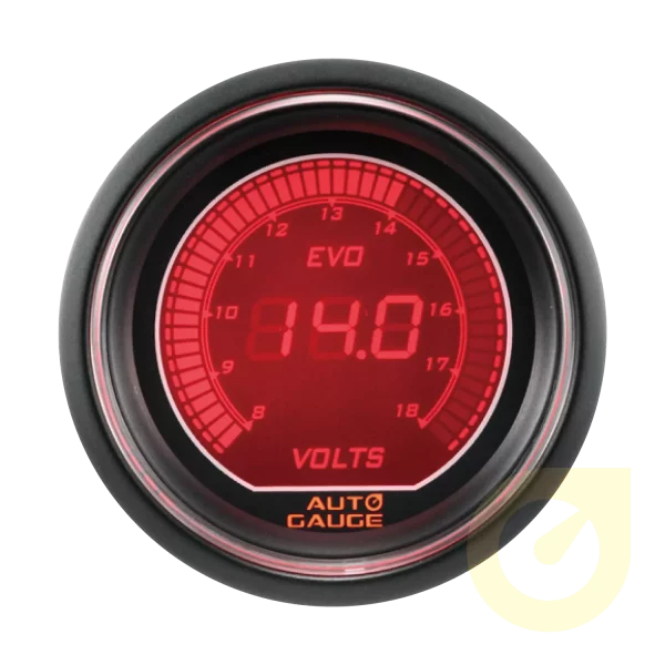 electrical 52mm digital voltmeter racing car gauge