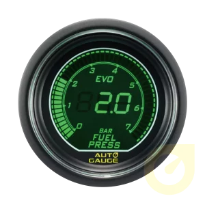 52mm EVO Measuring Electronic Car Warning Fuel Pressure Gauge